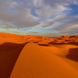The dunes of Erg Chebbi